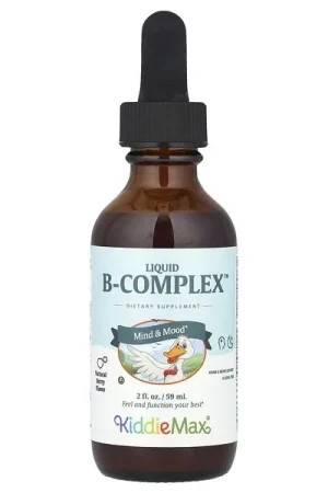 Popular Maxi Health, KiddieMax® Liquid B-Complex™, Natural Berry, 2 fl oz (59 ml)