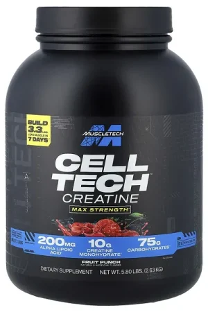 MuscleTech, Cell-Tech™ Creatine, Fruit Punch, 5.8 lbs (2.63 kg) Time-Limited