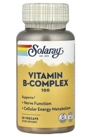 Best Price Solaray, Vitamin B-Complex 100, 50 VegCaps