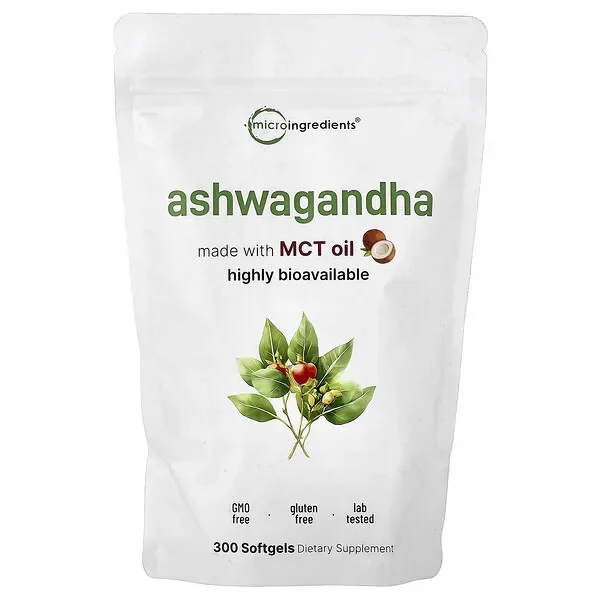 Micro Ingredients, Ashwagandha, 300 Softgels Trending