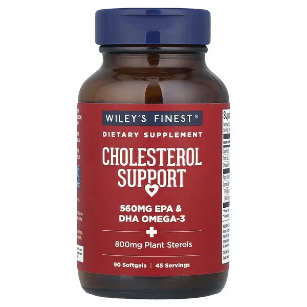 Wiley‘s Finest, Cholesterol Support, 90 Softgels Hot Picks