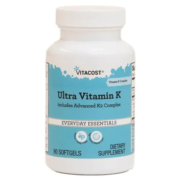 Vitacost, Ultra Vitamin K Includes Advanced K2 Complex, 90 Softgels Same Day Shipping
