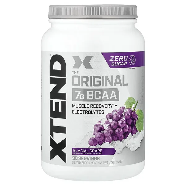 XTEND, 7G BCAA, Glacial Grape, 2.58 lbs (1.17 kg) Best Choice