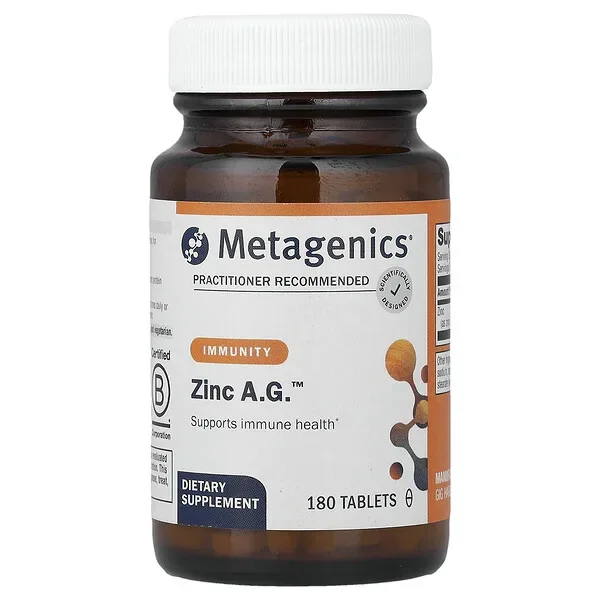 Metagenics, Zinc A.G.™, 180 Tablets (20 mg per Tablet) Hot Picks