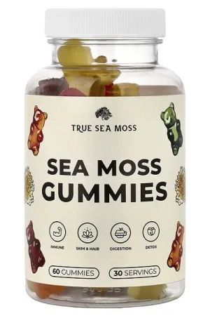 True Sea Moss, Sea Moss Gummies, 60 Gummies Affordable