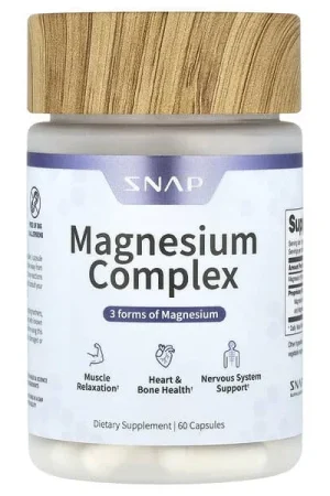 Snap Supplements, Magnesium Complex, 60 Capsules Markdown