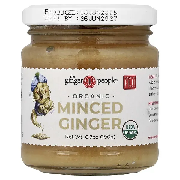 The Ginger People, Organic Minced Ginger, 6.7 oz (190 g) While Supplies Last