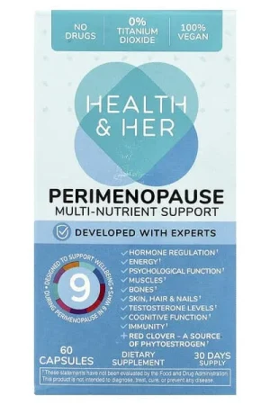 Health and Her, Perimenopause, Multi-Nutrient Support, 60 Capsules Super Sale