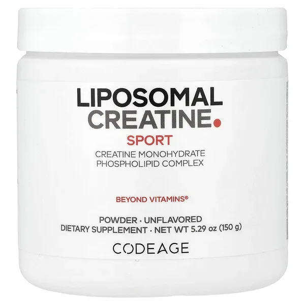 Codeage, Sport, Liposomal Creatine Powder, Unflavored, 5.29 oz (150 g) Bargain