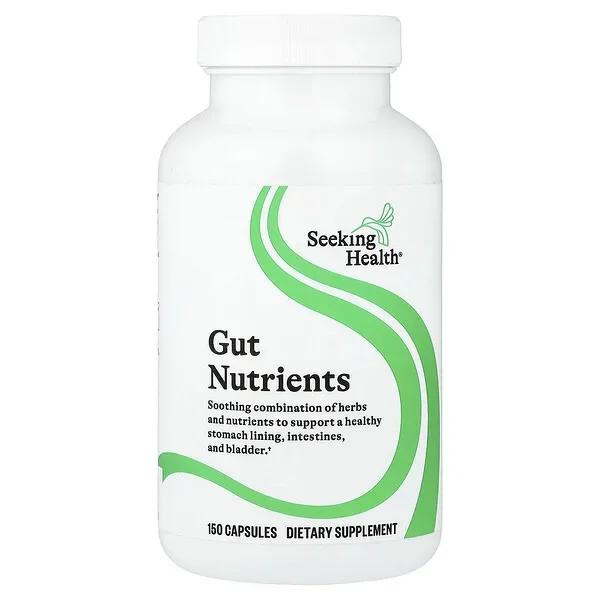 Top Pick Seeking Health, Gut Nutrients, 150 Capsules