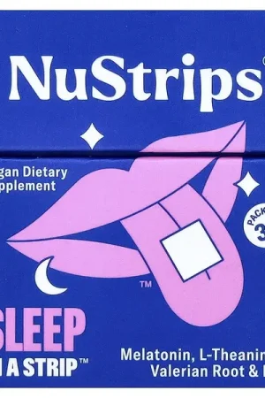 High Quality NuStrips, Sleep In A Strip™, Dreamy Blueberry, 30 Strips