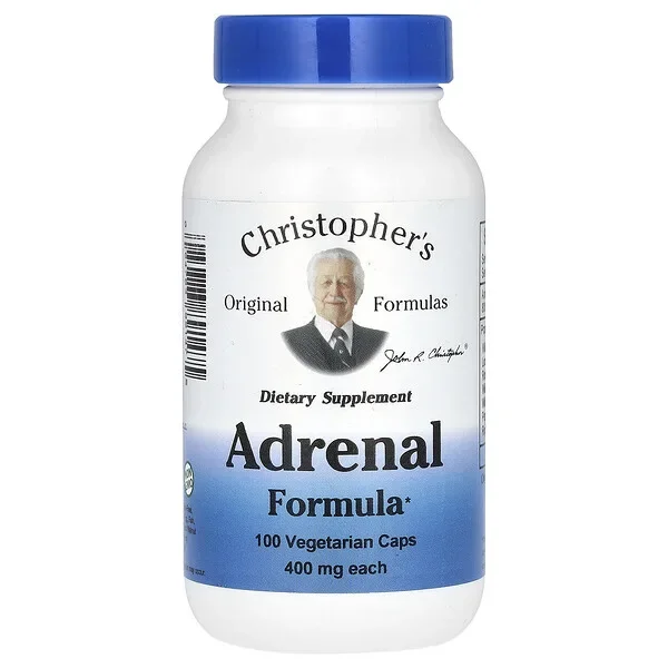 Secure Checkout Christopher‘s Original Formulas, Adrenal Formula, 100 Vegetarian Caps