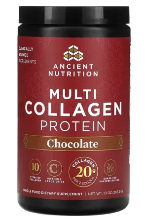 New Release Ancient Nutrition, Multi Collagen Protein, Chocolate, 10 oz (283.2 g)