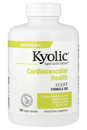 Cheap Kyolic, Aged Garlic Extract™, Cardiovascular Health, Vegan Formula 300, 360 Vegan Capsules (300 mg per Capsule)