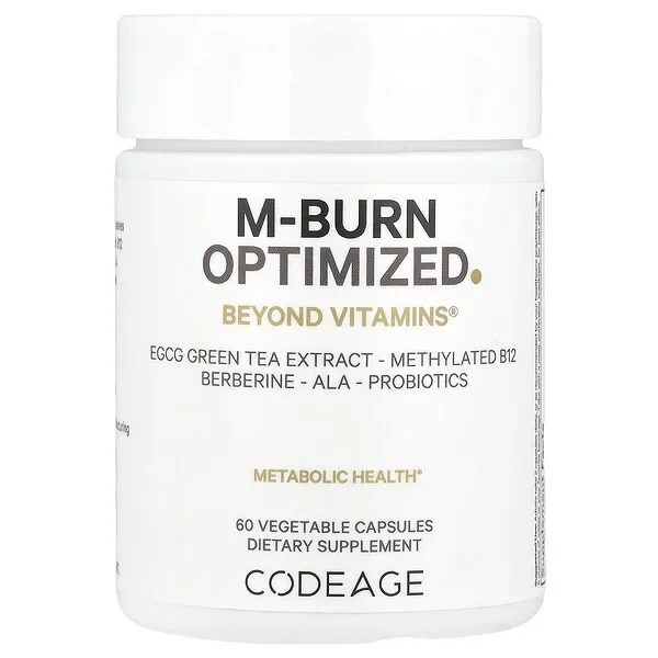Low Price Codeage, M-Burn Optimized, 60 Vegetable Capsules