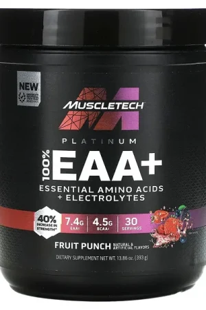 MuscleTech, Platinum 100% EAA+, Fruit Punch, 13.86 oz (393 g) Factory Price