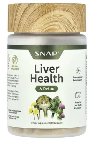Snap Supplements, Liver Health & Detox, 60 Capsules Deal