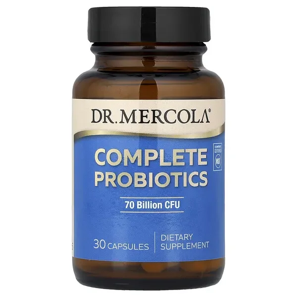 Dr. Mercola, Complete Probiotics, 30 Capsules Hassle-Free Returns