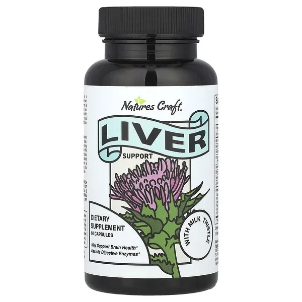 New Release Nature‘s Craft, Liver Support, 60 Capsules