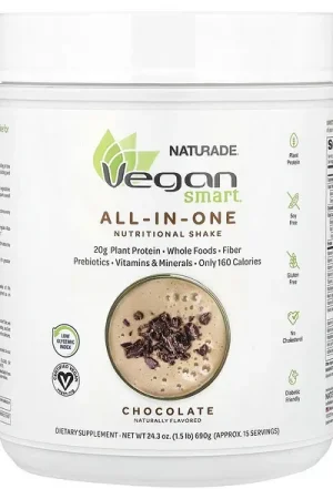VeganSmart, All-In-One Nutritional Shake, Chocolate, 1.5 lb (690 g) Trending