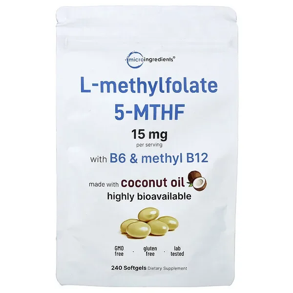 Bargain Micro Ingredients, L-Methylfolate, 240 Softgels