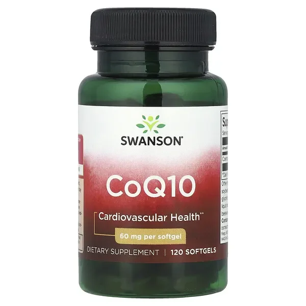 Fan Favorite Swanson Vitamins, CoQ10, 60 mg, 120 Softgels