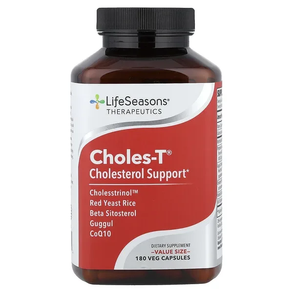 Luxury LifeSeasons, Choles-T®, Cholesterol Support, 180 Veg Capsules
