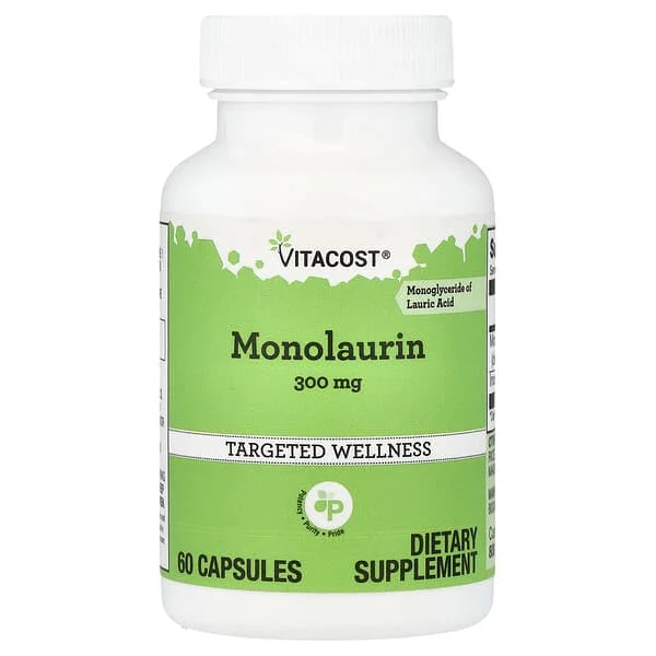 Vitacost, Monolaurin, 60 Capsules Grab Now