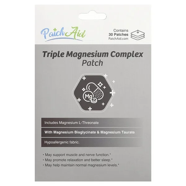 PatchAid, Triple Magnesium Complex Patch, 30 Patches Top Rated