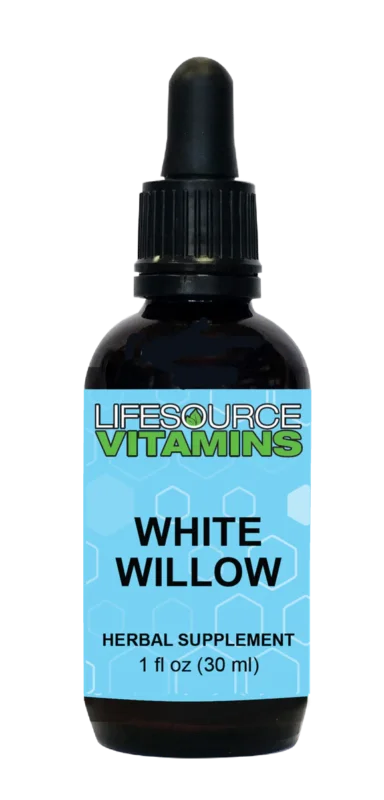 White Willow Bark 500 mg - Liquid Extract 1 fl. oz. Genuine