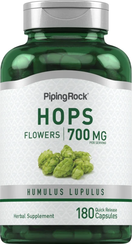 Hops, 700 mg (per serving), 180 Quick Release Capsules Get Yours