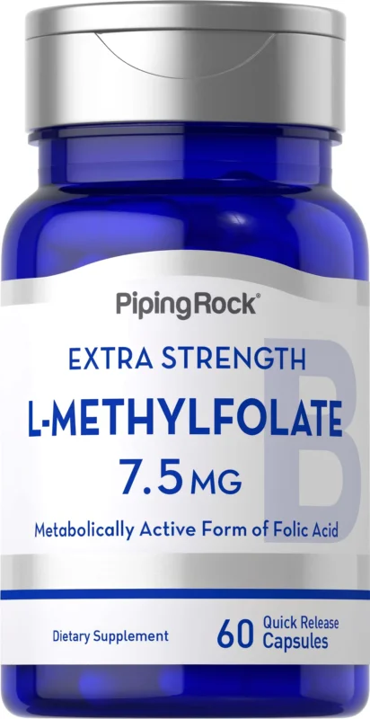 L-Methylfolate, 7.5 mg, 60 Quick Release Capsules While Supplies Last