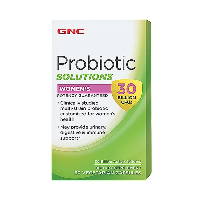 Probiotic Solutions Women‘s - 30 Billion CFUs - 30 Capsules (30 Servings) Fan Favorite