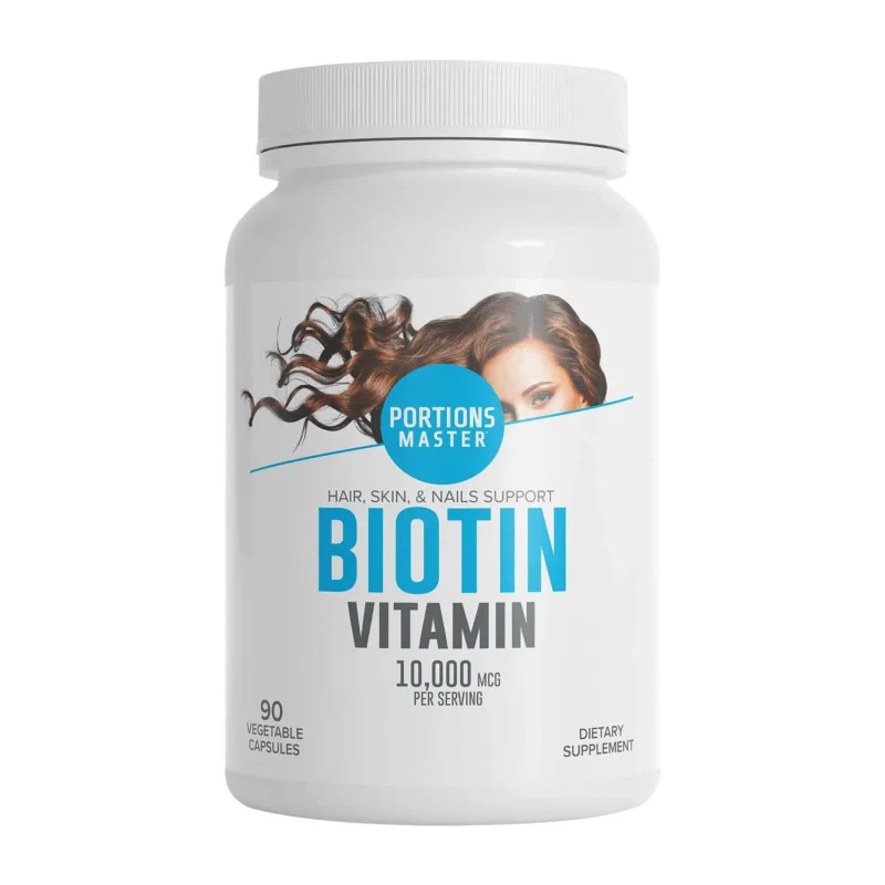 Biotin Vitamin - 90 Capsules (90 Servings) Certified