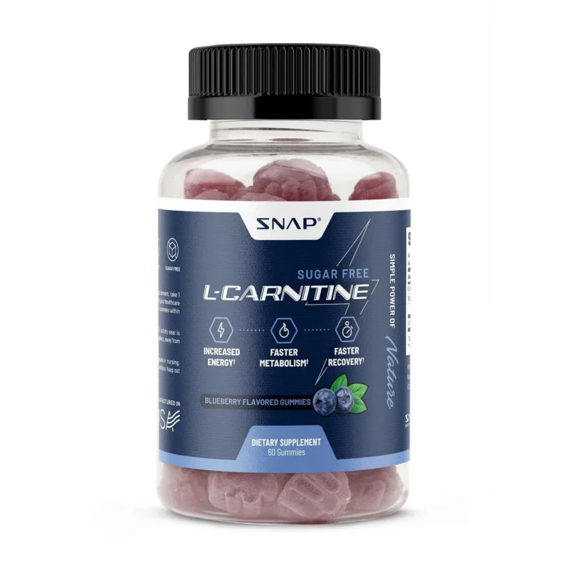 Must Have L-Carnitine Gummies - Sugar Free Blueberry - 60 Gummies (30 Servings)