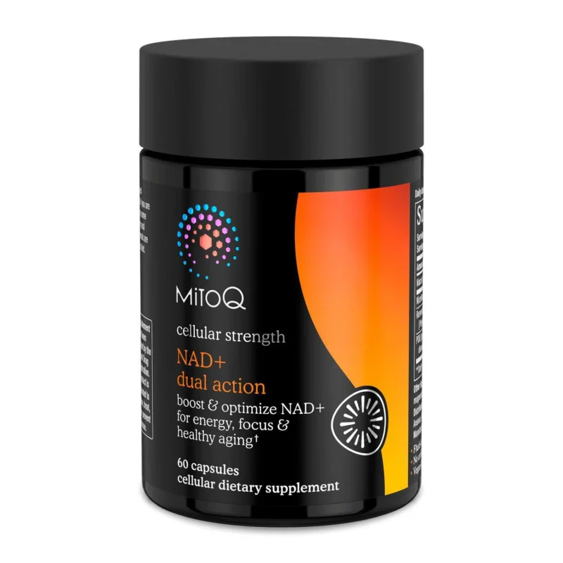 Authentic MitoQ NAD+ Dual Action - 60 Capsules (30 Servings)