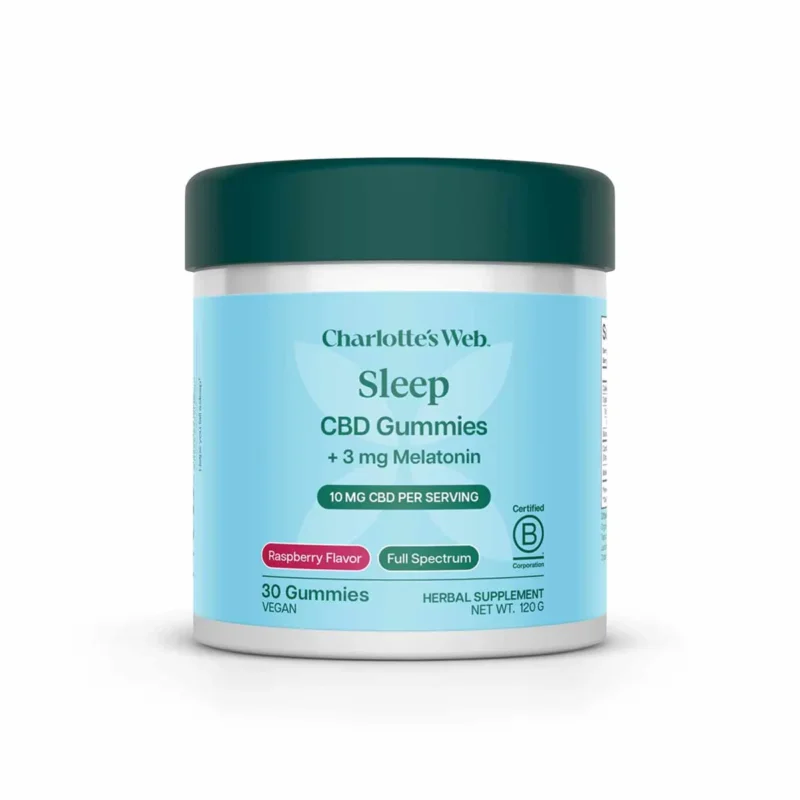 Sleep CBD Gummies + 3 mg Melatonin Raspberry Place Order